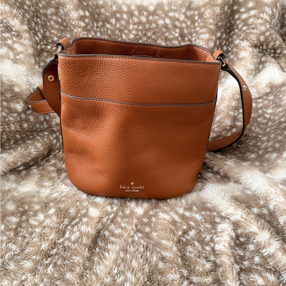 Kate Spade Tan Leather Shoulder Bag